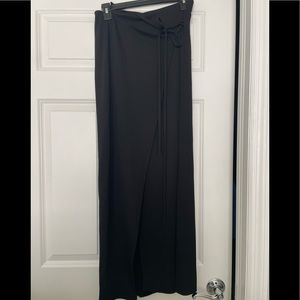 EXTE Wrap Around Black Skirt